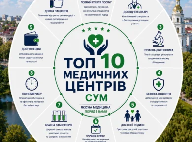 ТОП 10 медичних центрів Сум: рейтинг, відгуки та як обрати